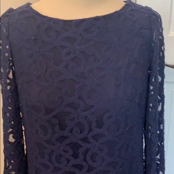Nine West Navy Lace Dress - Picture 3 of 5